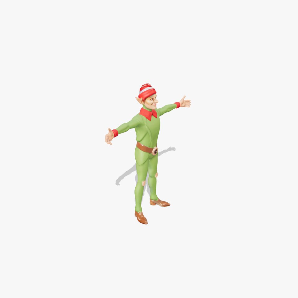 Festive Elf Character model pack